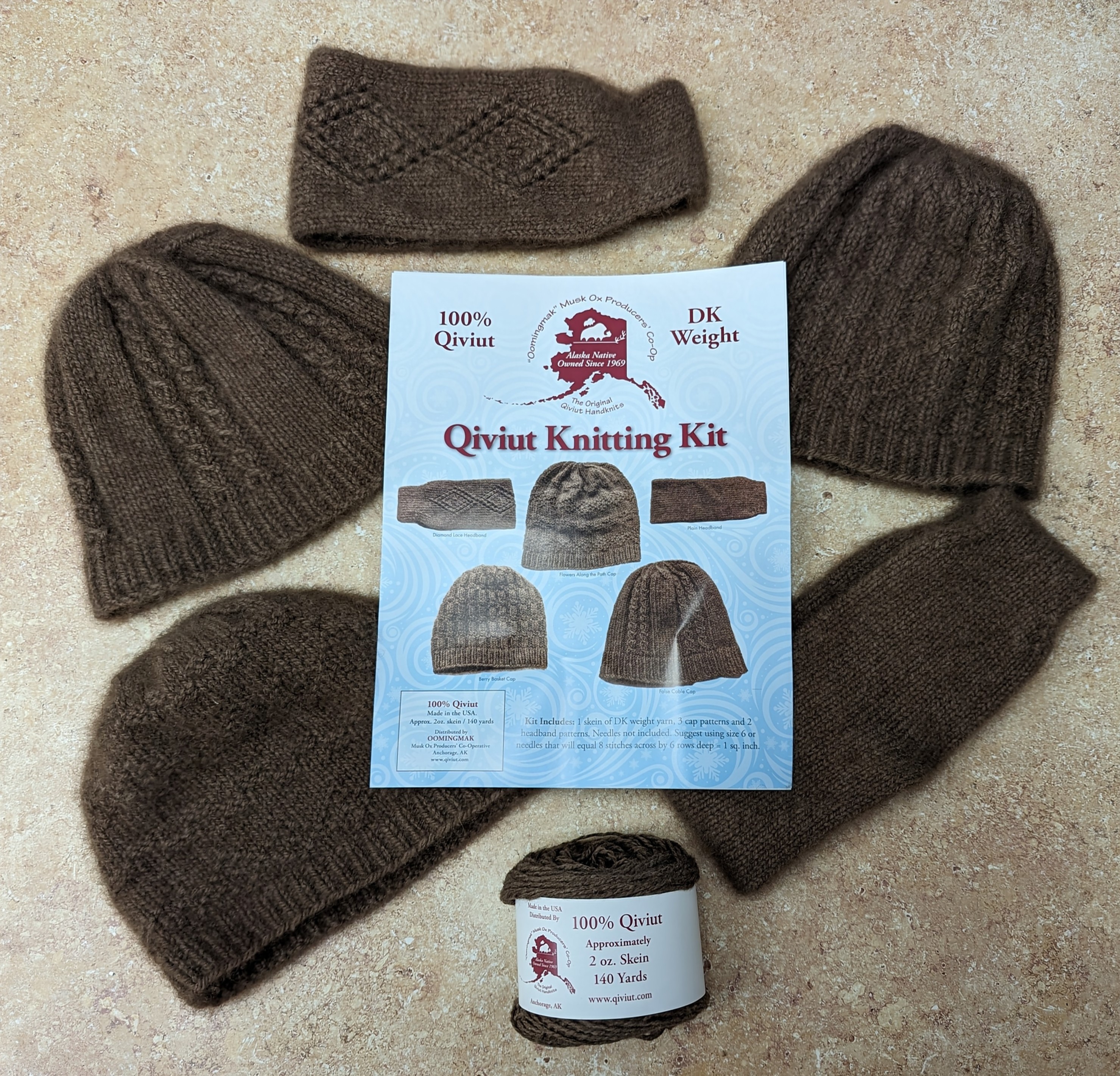 Qiviut Knit Kit (click to enlarge)